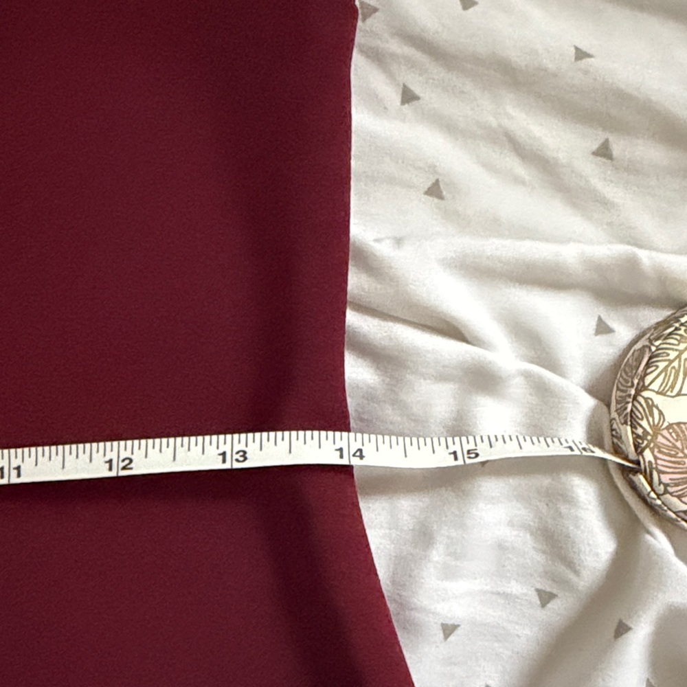 Calvin Klein Burgundy Long Sleeve Dress - Picture 5 of 6